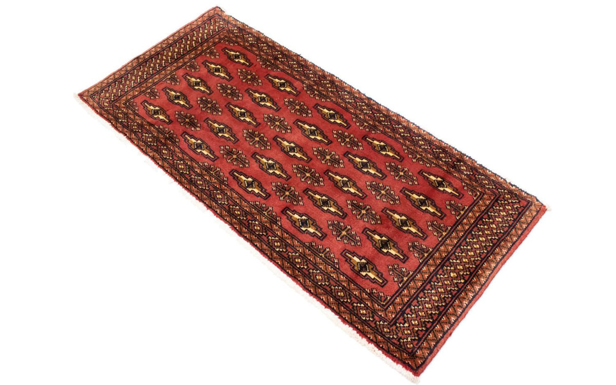 Turkaman Rug - 130 x 60 cm - red