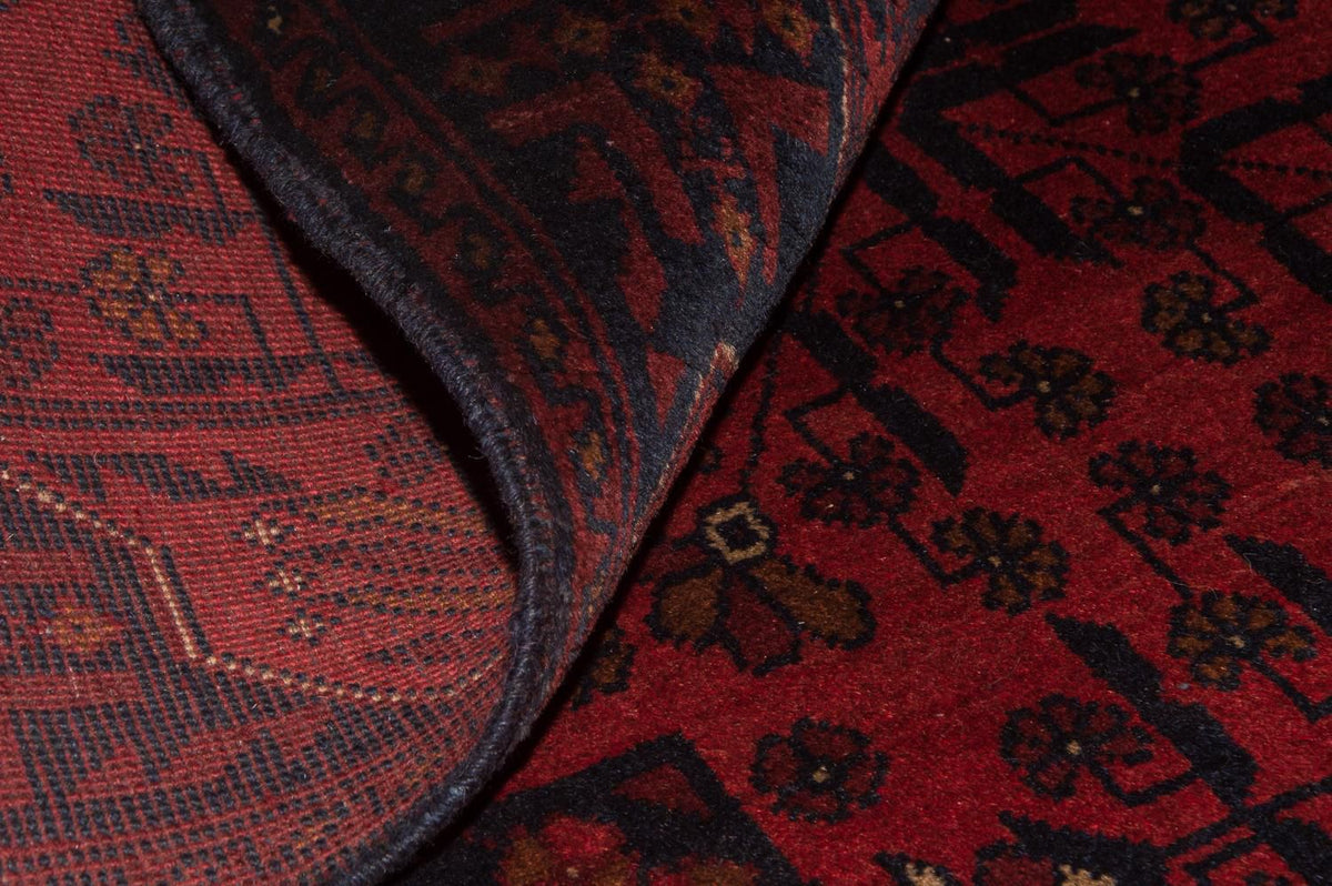 Afghan Rug - Kunduz - 186 x 122 cm - red