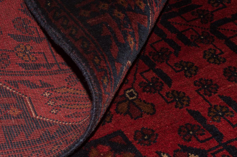 Afghan Rug - Kunduz - 186 x 122 cm - red