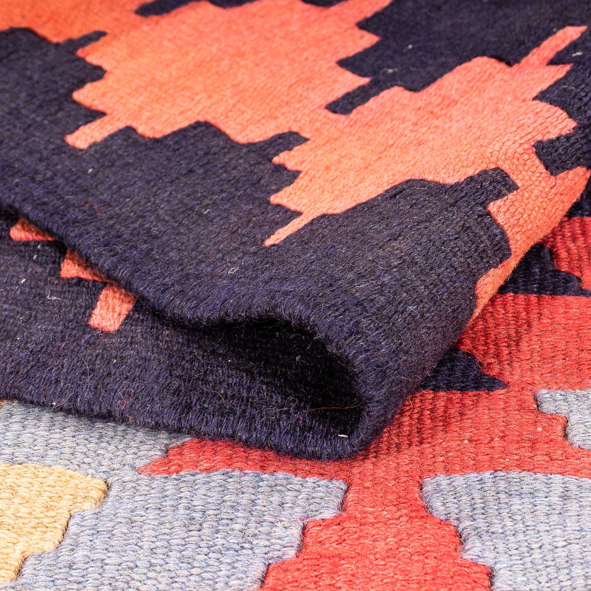 Runner Kelim Rug - Old - 295 x 135 cm - multicolored