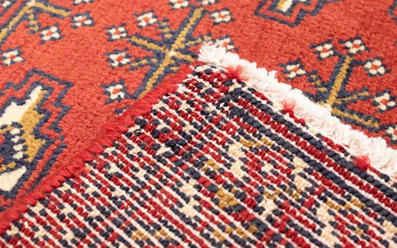 Turkaman Rug - 130 x 60 cm - rust