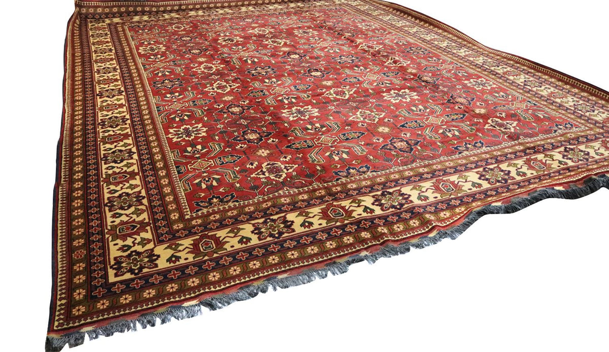 Afghan Rug - Hatschlu - 492 x 401 cm - red