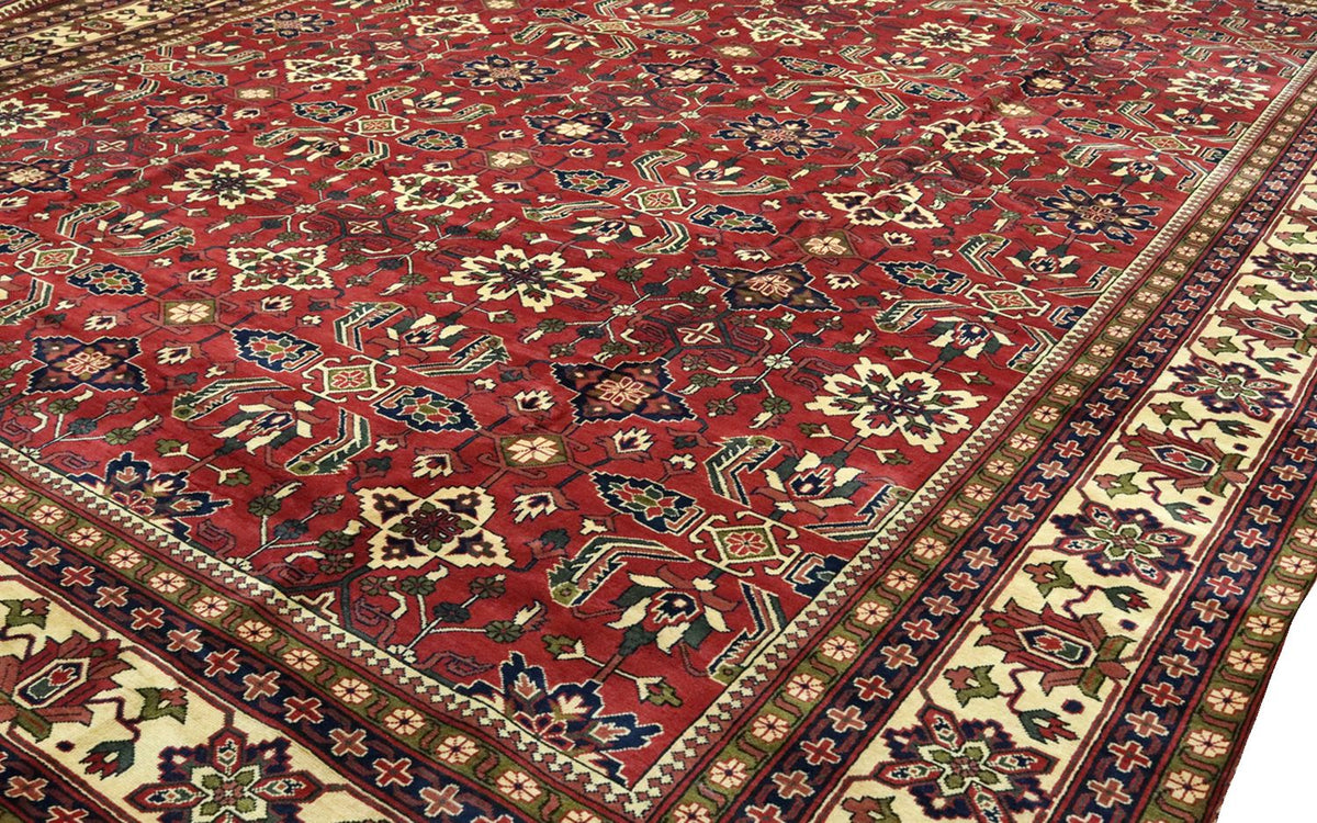 Afghan Rug - Hatschlu - 492 x 401 cm - red