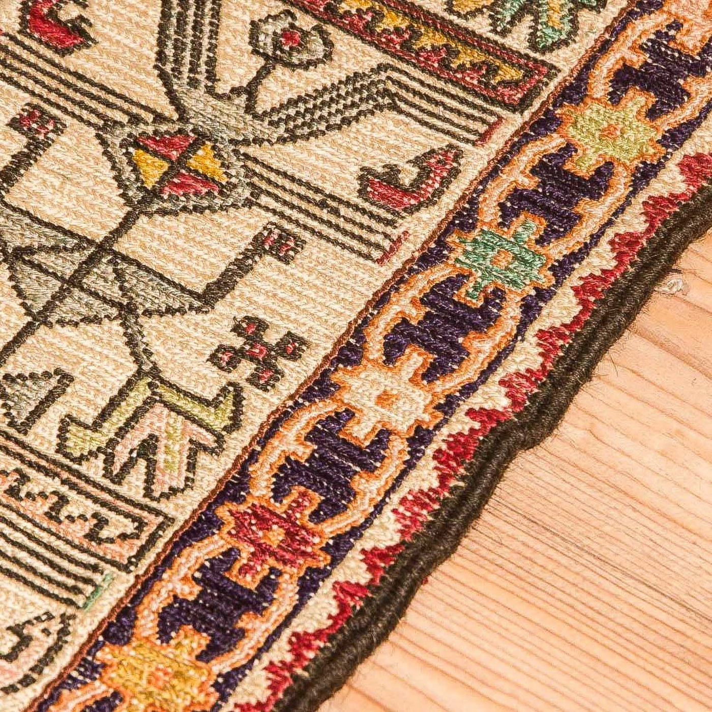 Kelim Seide Rug 97x75cm