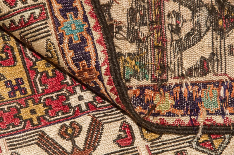 Kelim Rug - Oriental - 97 x 75 cm - red