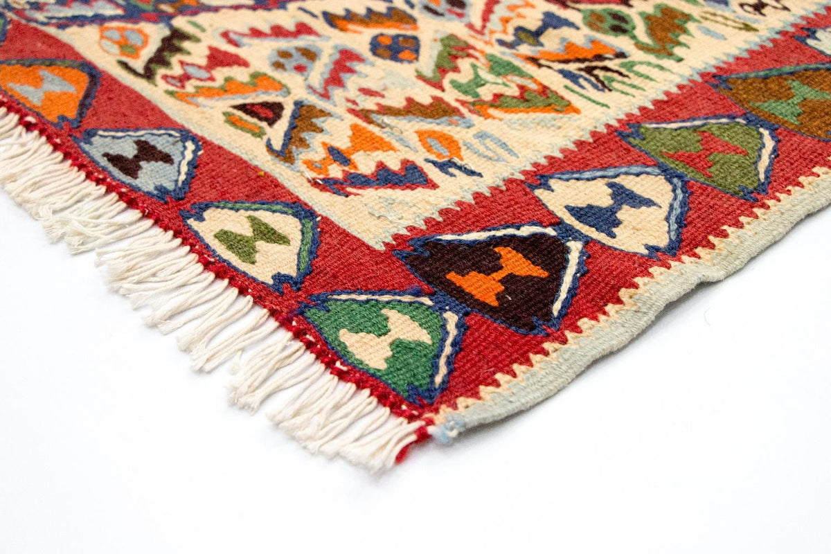 Kelim Rug - Old - 153 x 119 cm - blue