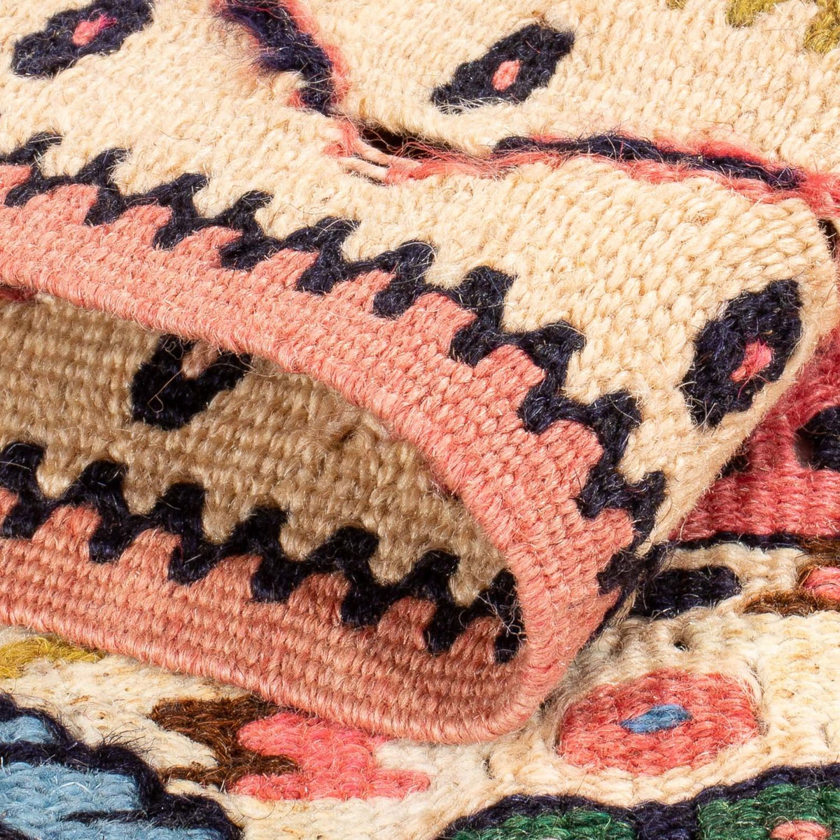 Kelim Rug - Oriental - 152 x 120 cm - multicolored