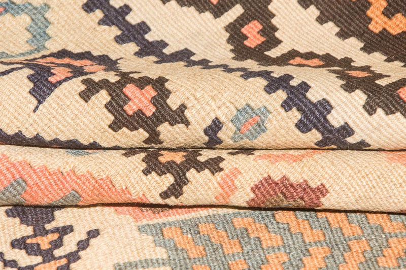 Runner Kelim Rug - Old - 195 x 108 cm - beige