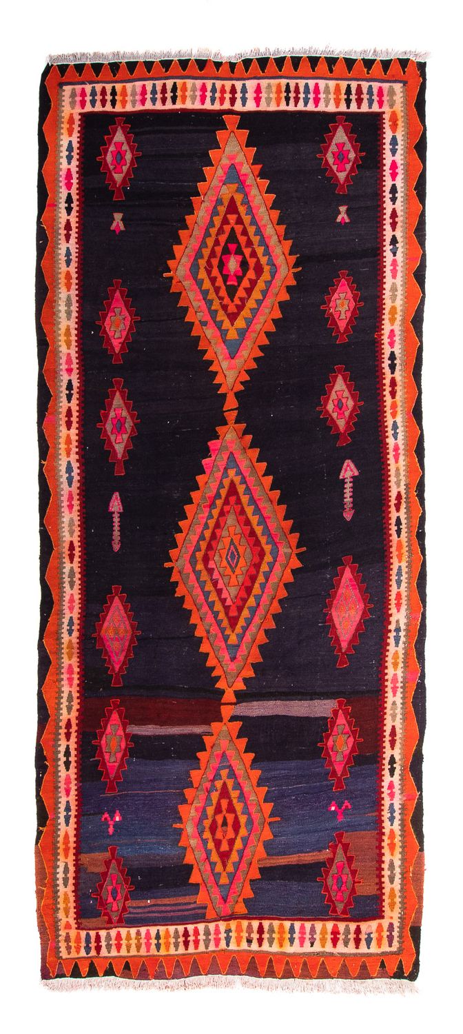 Runner Kelim Rug - Old - 315 x 150 cm - multicolored