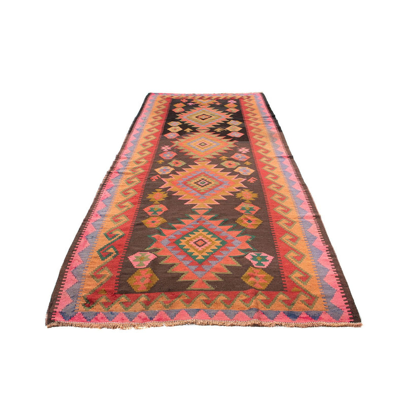 Runner Kelim Rug - Old - 330 x 155 cm - multicolored