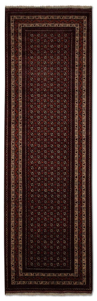Runner Afghan Rug - Bukhara - 292 x 86 cm - red