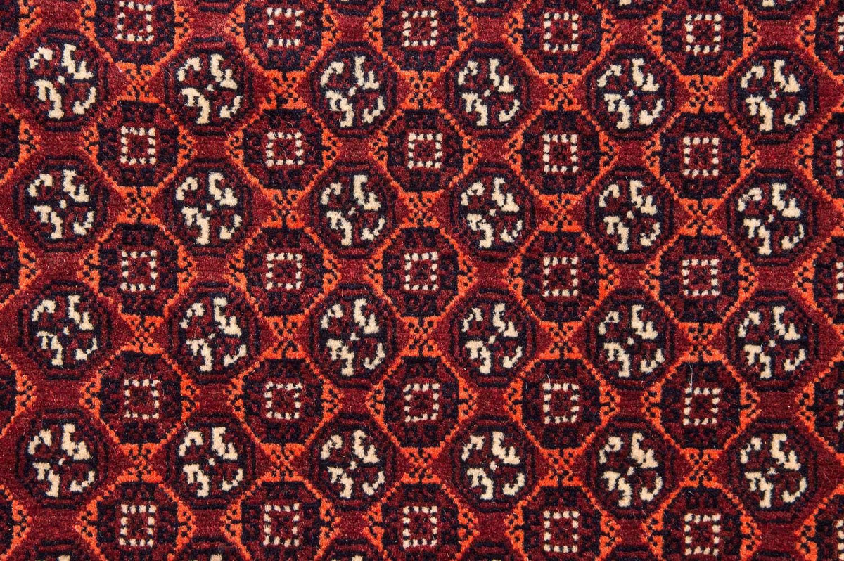 Runner Afghan Rug - Bukhara - 292 x 86 cm - red