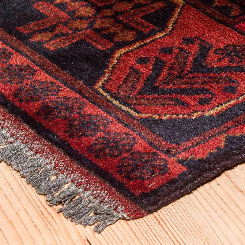 Afghan Rug - Kunduz - 189 x 116 cm - red