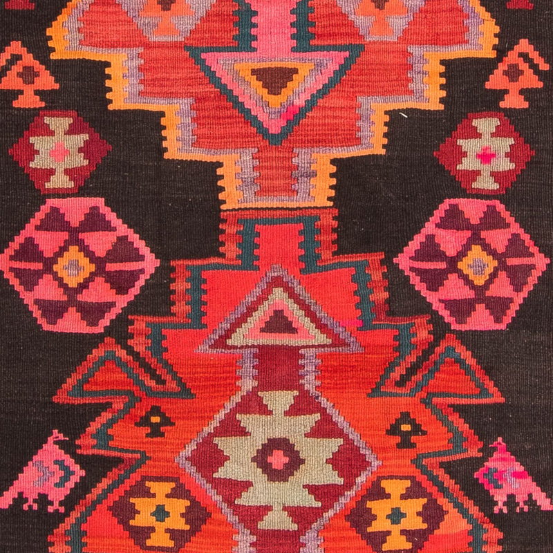 Runner Kelim Rug - Old - 335 x 150 cm - multicolored