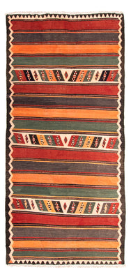 Runner Kelim Rug - Old - 310 x 155 cm - multicolored