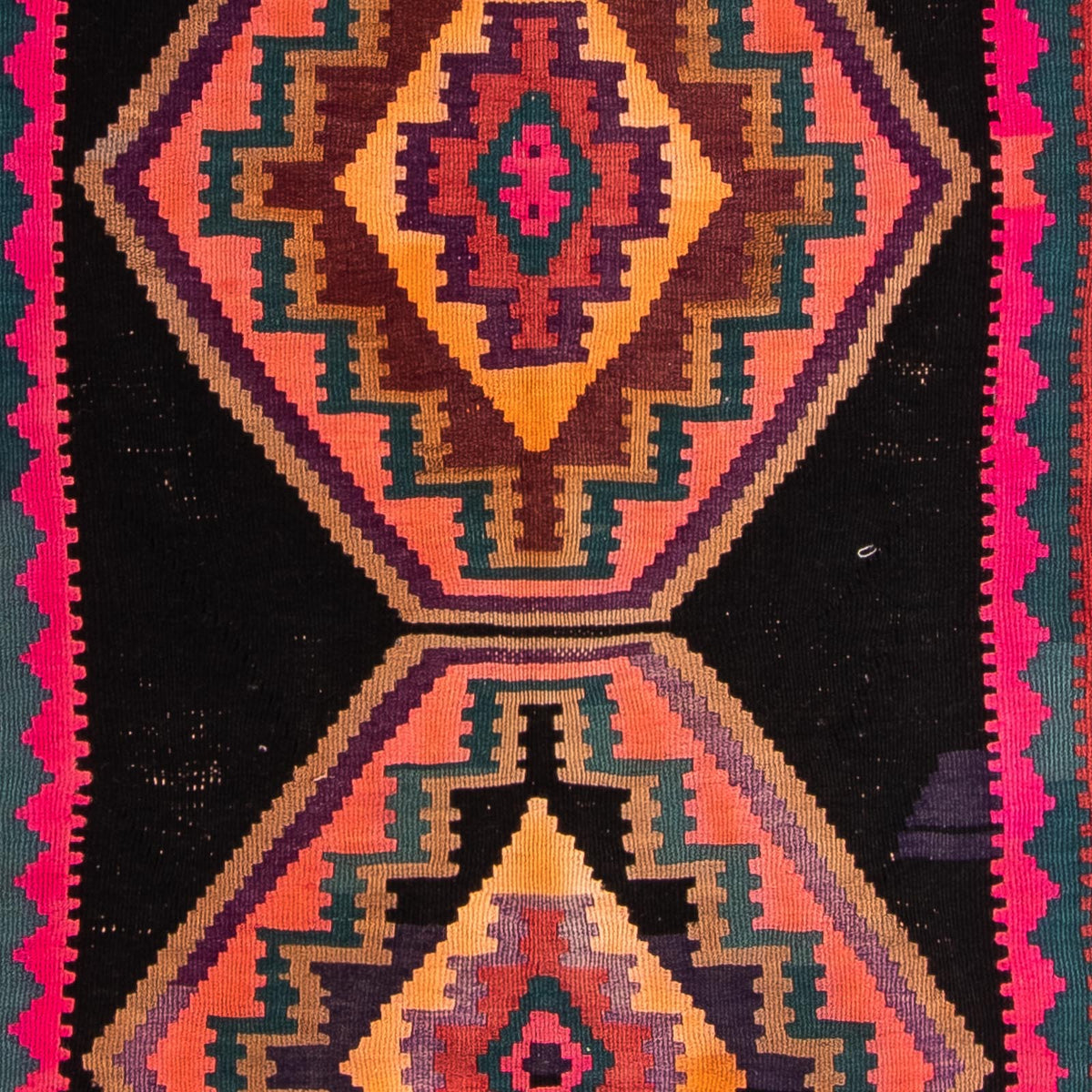 Runner Kelim Rug - Old - 310 x 160 cm - multicolored