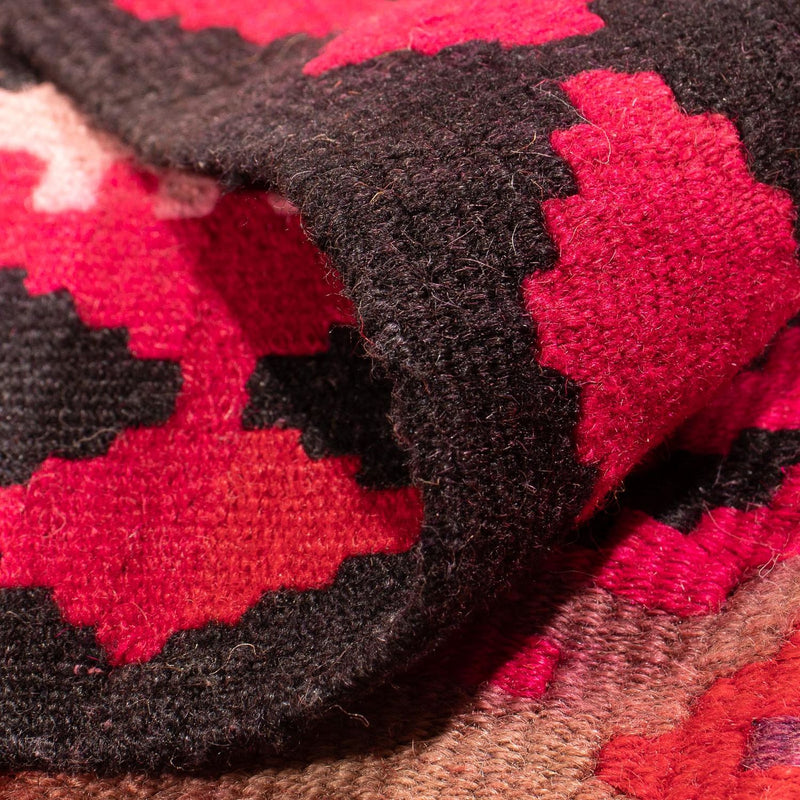 Runner Kelim Rug - Old - 490 x 190 cm - red