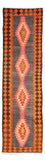 Runner Kelim Rug - Old - 340 x 100 cm - multicolored