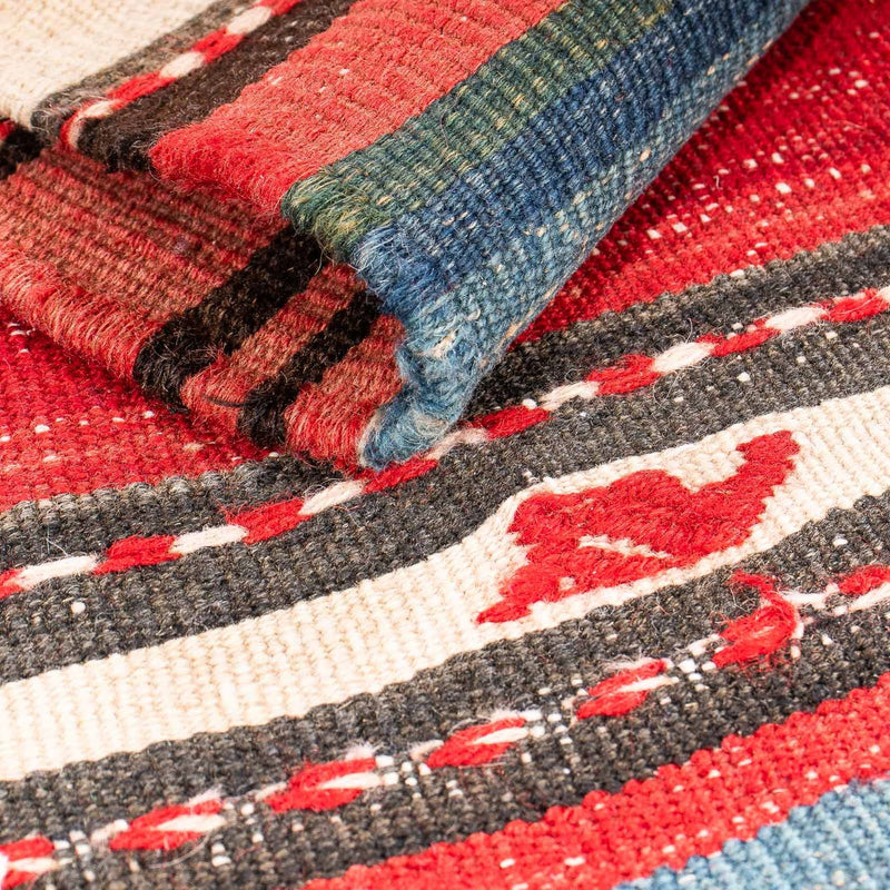 Runner Kelim Rug - Old - 250 x 140 cm - multicolored