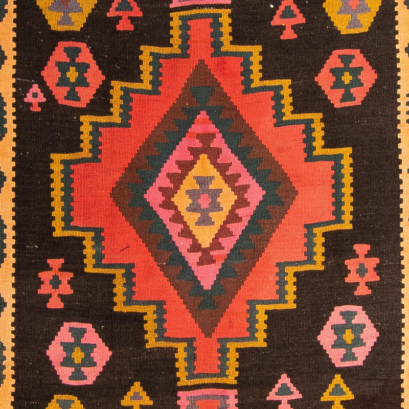 Runner Kelim Rug - Old - 300 x 150 cm - multicolored