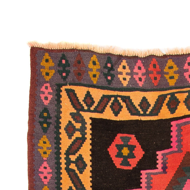 Runner Kelim Rug - Old - 300 x 150 cm - multicolored