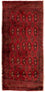 Turkaman Rug - 130 x 60 cm - red