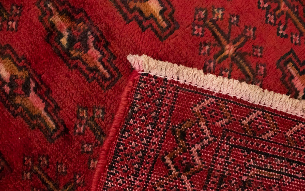 Turkaman Rug - 130 x 60 cm - red