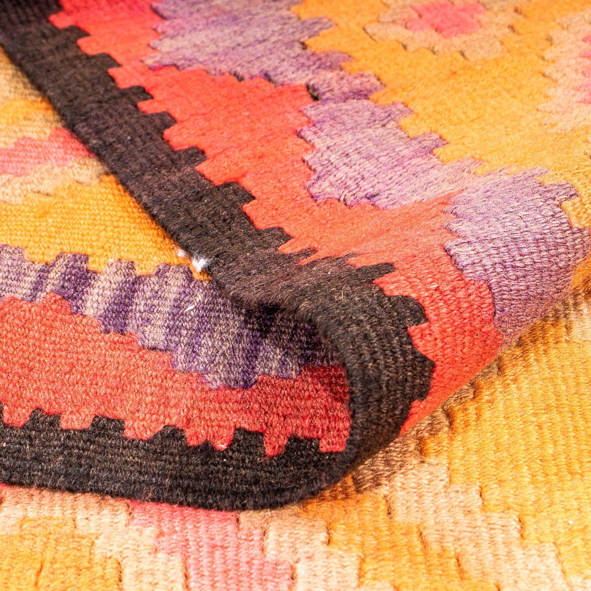 Runner Kelim Rug - Old - 305 x 160 cm - multicolored