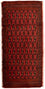Turkaman Rug - 130 x 60 cm - red