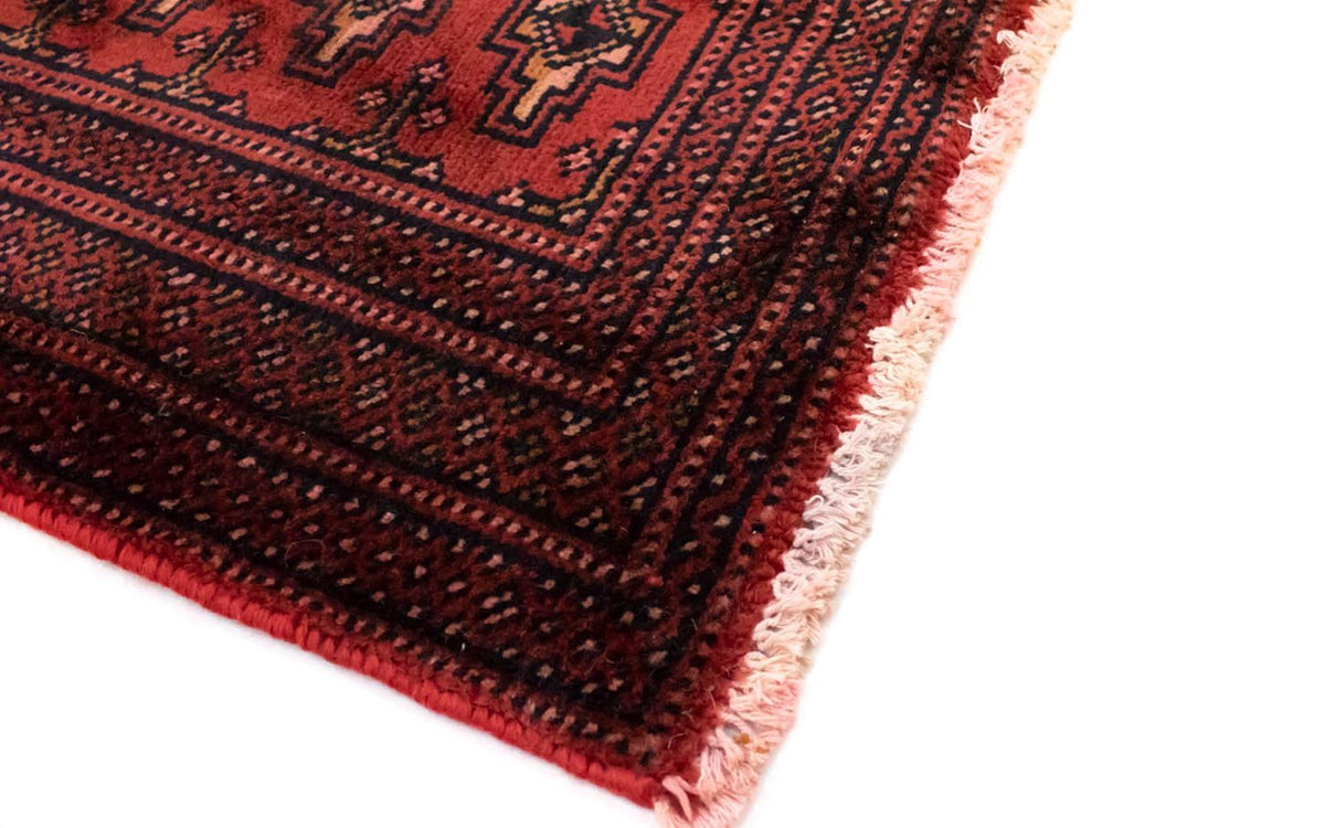 Turkaman Rug - 130 x 60 cm - red