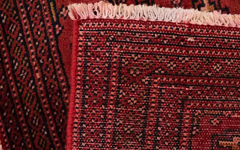 Turkaman Rug - 130 x 60 cm - red