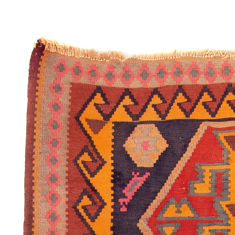 Runner Kelim Rug - Old - 340 x 155 cm - multicolored