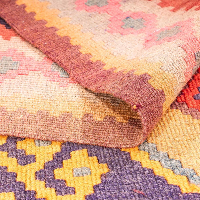 Runner Kelim Rug - Old - 340 x 155 cm - multicolored