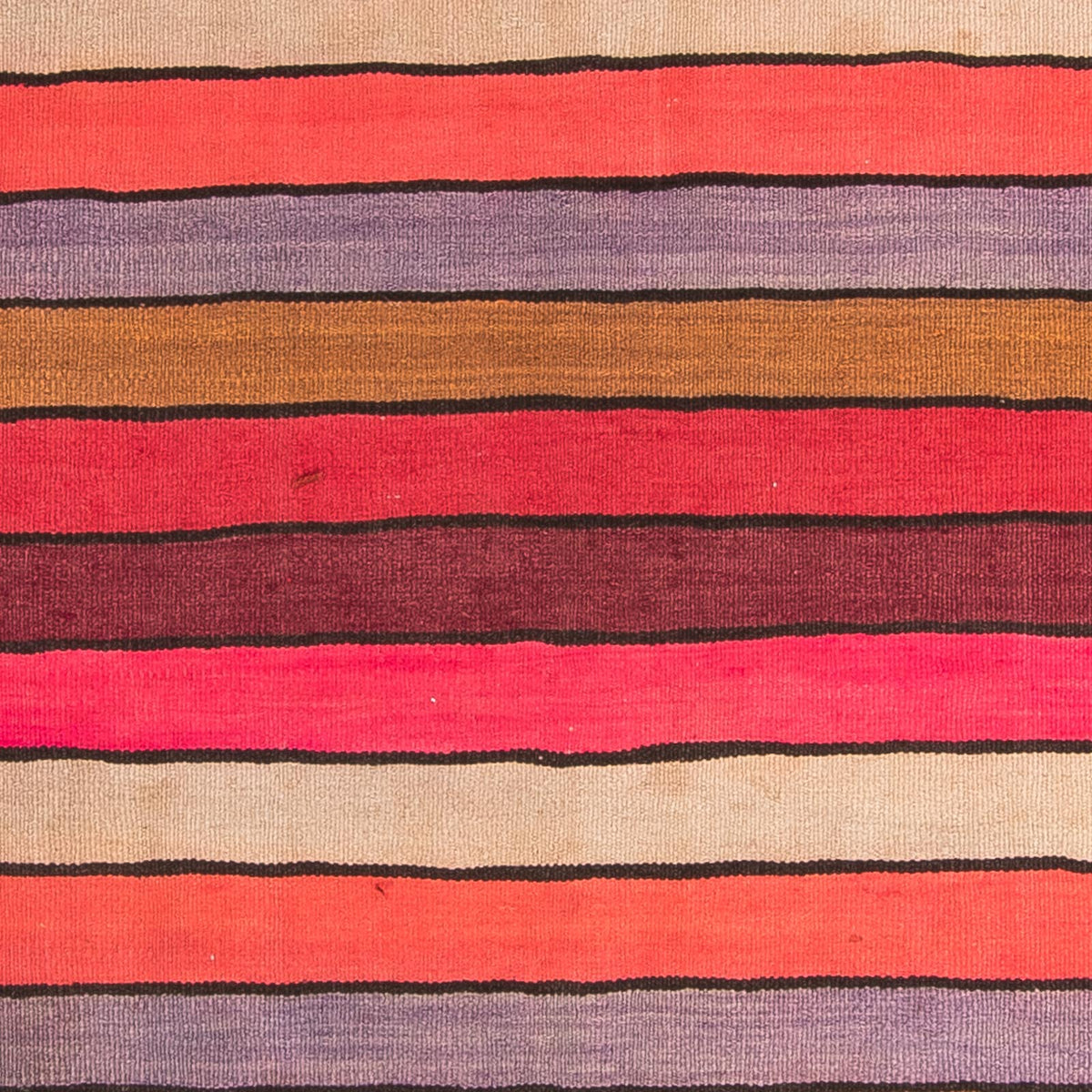 Runner Kelim Rug - Old - 340 x 160 cm - multicolored