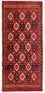 Turkaman Rug - 130 x 60 cm - red