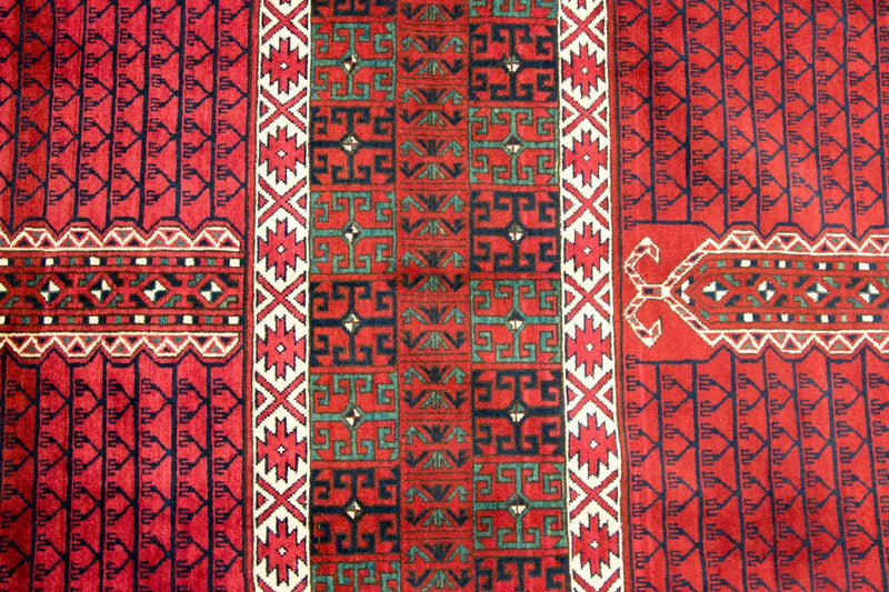 Afghan Rug - Hatschlu - 293 x 203 cm - red