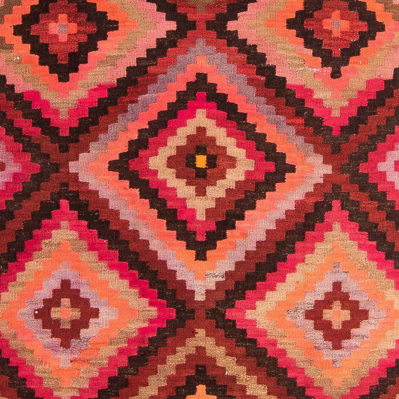 Runner Kelim Rug - Old - 370 x 140 cm - multicolored