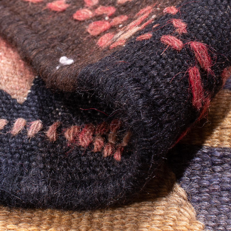 Runner Kelim Rug - Old - 405 x 150 cm - light red