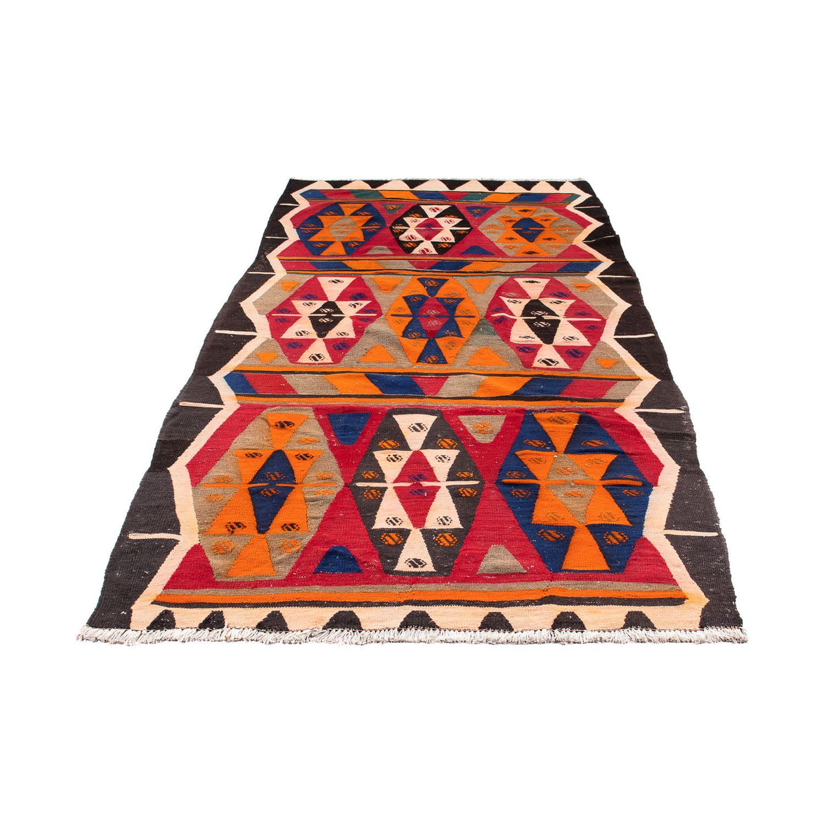 Runner Kelim Rug - Old - 300 x 160 cm - multicolored