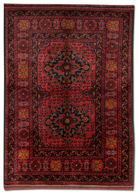 Afghan Rug - Kunduz - 138 x 96 cm - red