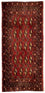 Turkaman Rug - 130 x 60 cm - red
