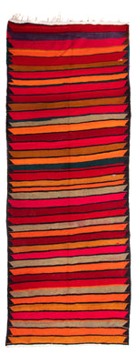 Runner Kelim Rug - Old - 350 x 150 cm - multicolored