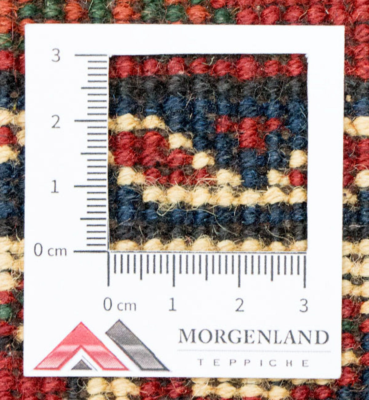 Runner Afghan Rug - Hatschlu - 297 x 84 cm - red