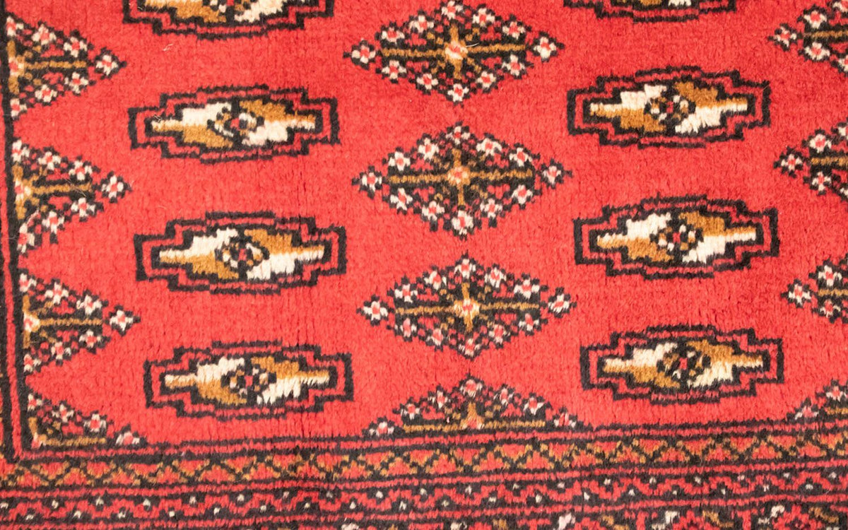 Turkaman Rug - 130 x 60 cm - red