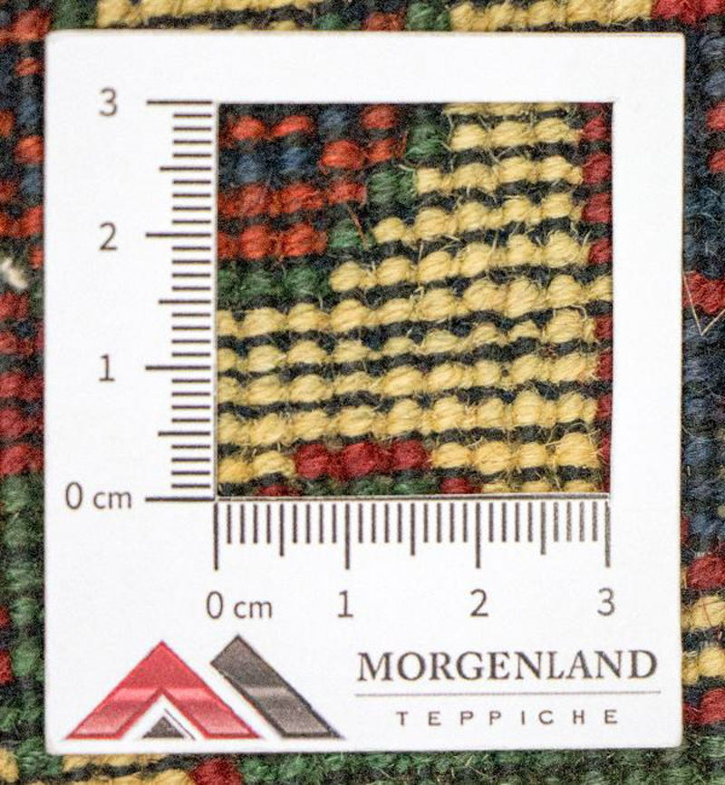 Runner Afghan Rug - Hatschlu - 304 x 80 cm - red