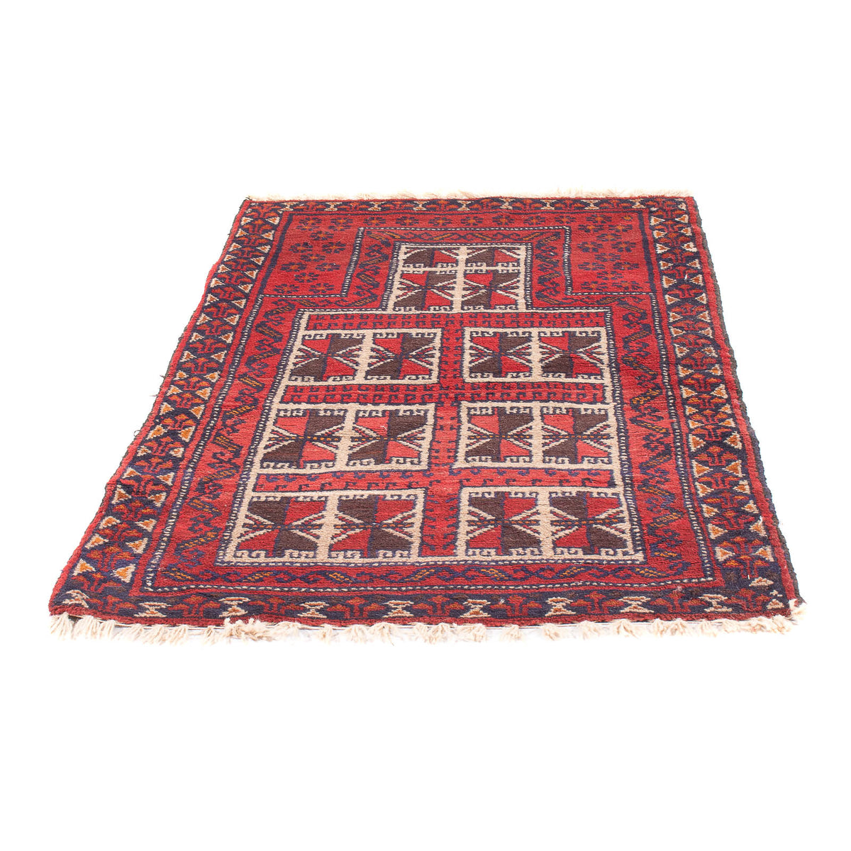 Belutsch Rug - Prayer Rug - 127 x 80 cm - red