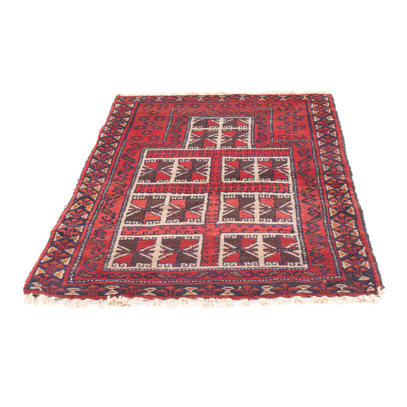 Belutsch Rug - Prayer Rug - 127 x 80 cm - red