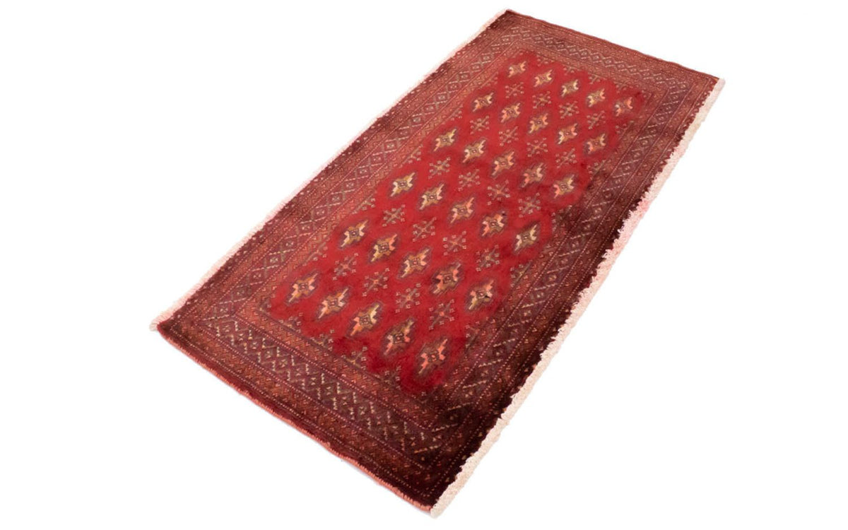 Turkaman Rug - 130 x 60 cm - red