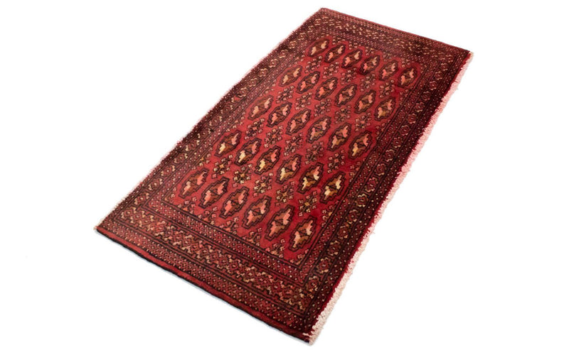 Turkaman Rug - 130 x 60 cm - red
