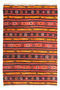 Kelim Rug - Old - 210 x 150 cm - multicolored